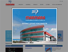 Tablet Screenshot of marmaraplastik.com